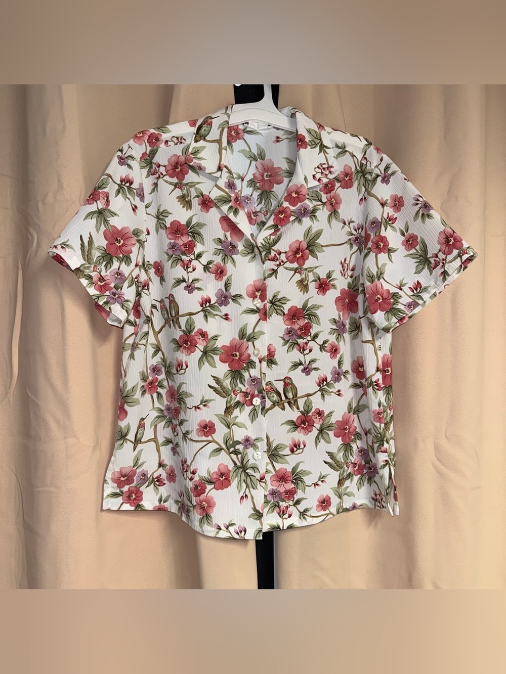 bonworth floral print button down shirt